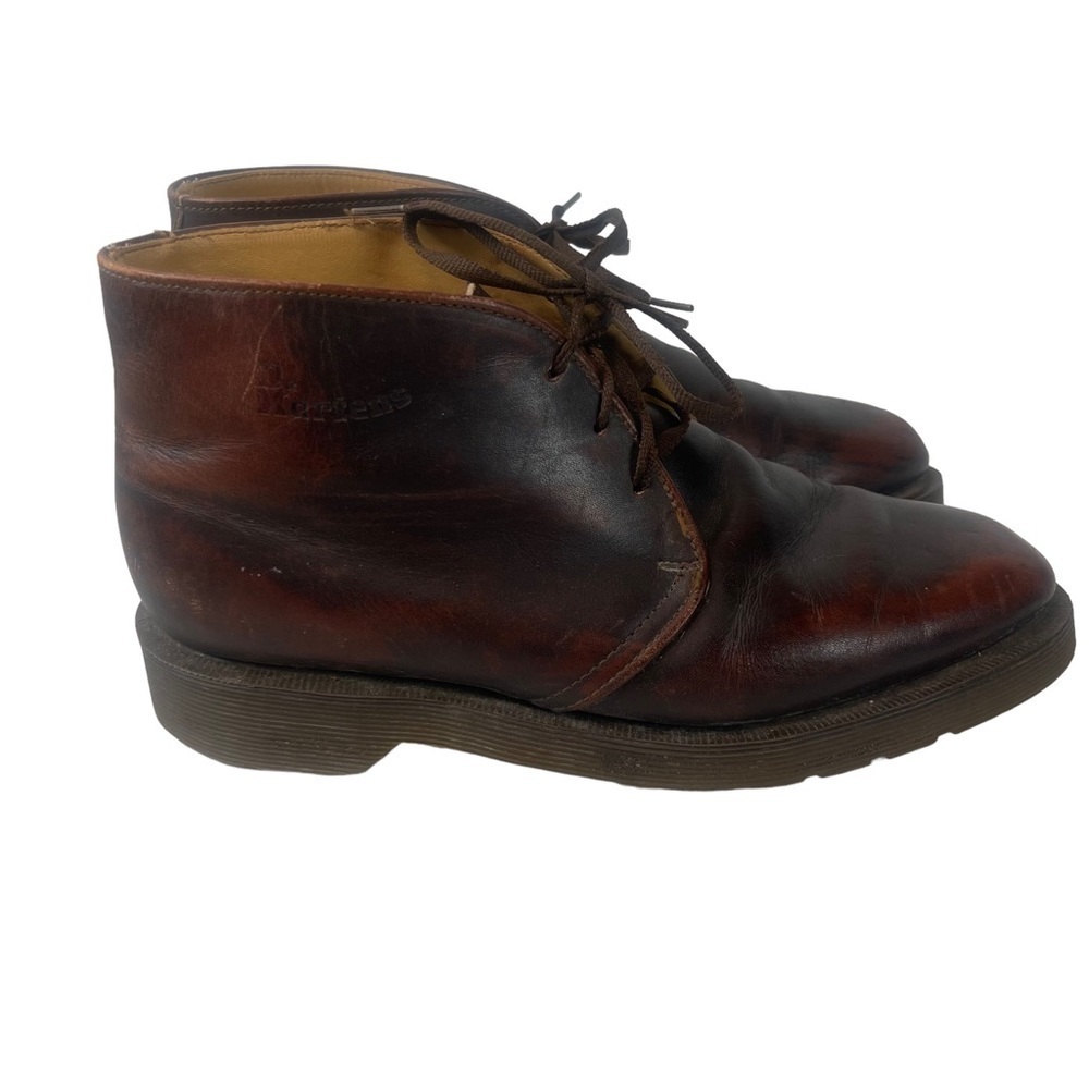Dr Doc Martens The Original Size 6 Brown Leather Lace Up Boots 9766-5774